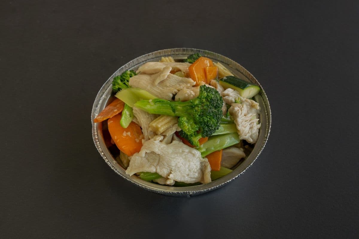53. Sliced Chicken with Mixed Vegetables