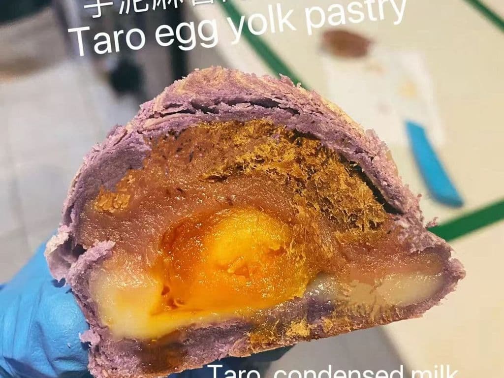 LOCALLY MADE FRESH EGG YOLK PASTRY TARO