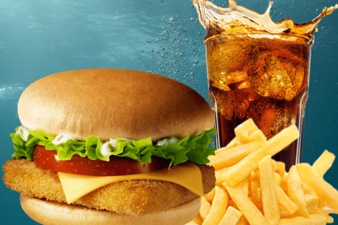 Fish burger combo