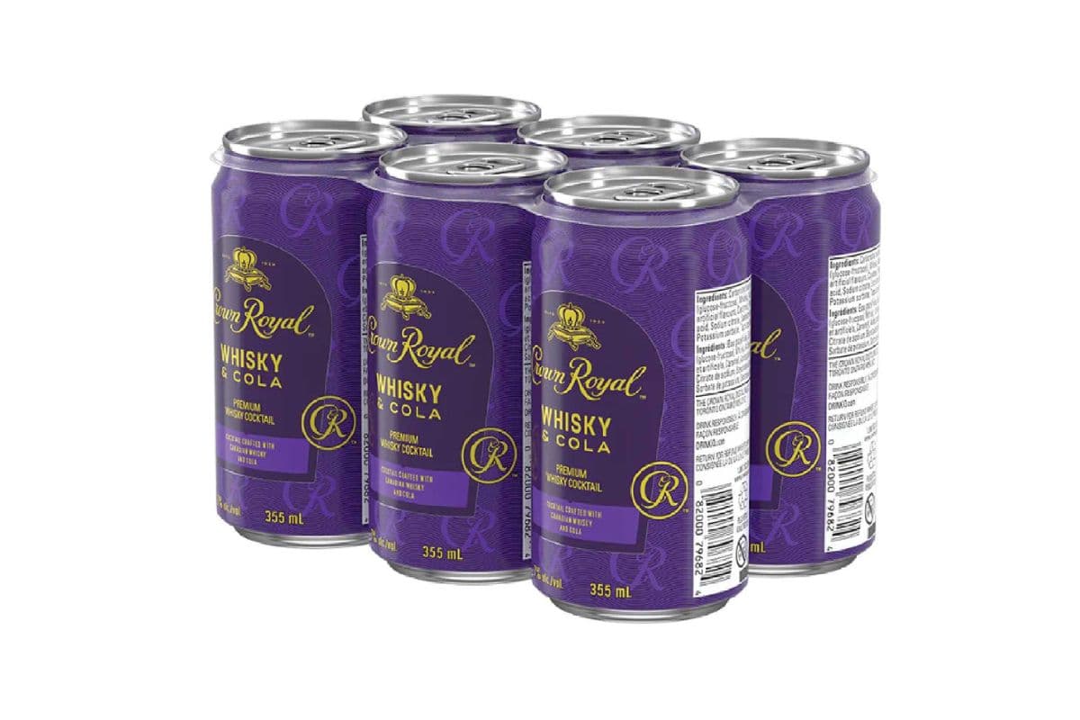 Crown Royal Cocktail Whisky (6 x 355 ml)