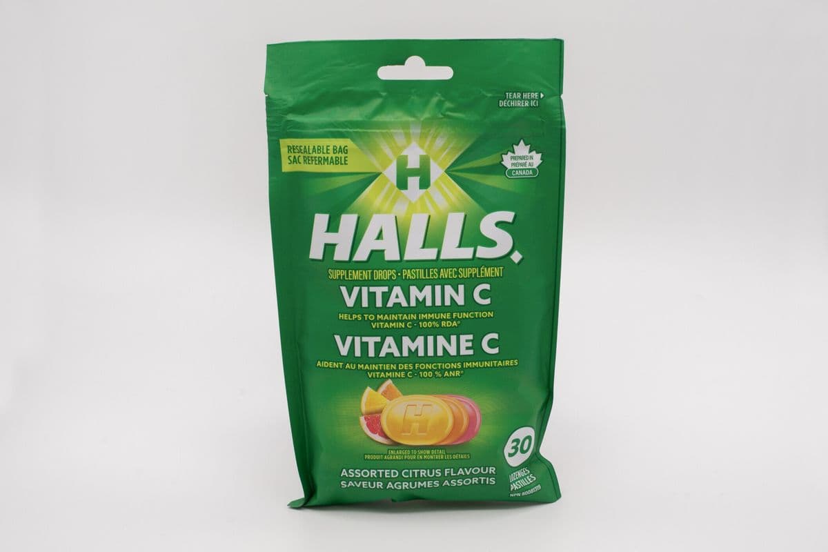 Halls Drops Vitamin C Defence Bag (Citrus) (30 ct)