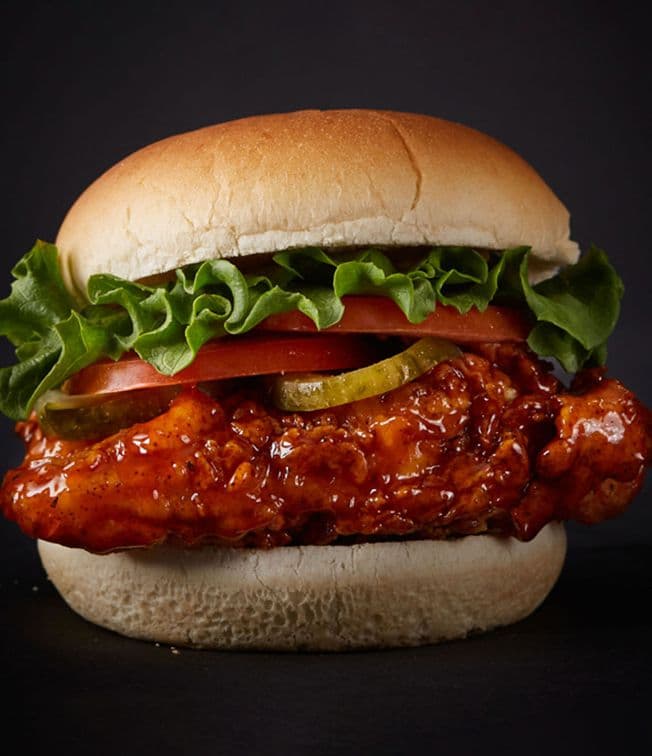 Burger Only HOT N' HONEY CHICKEN - CALS 550