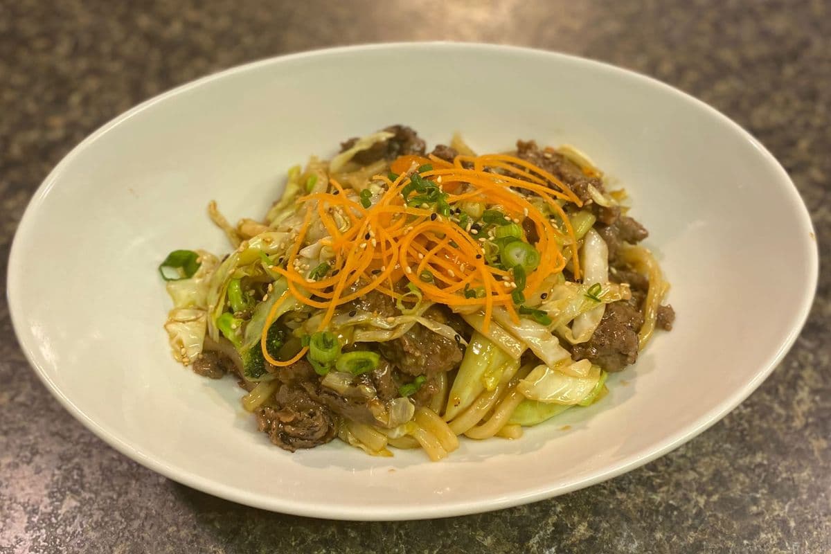Beef Yakiudon