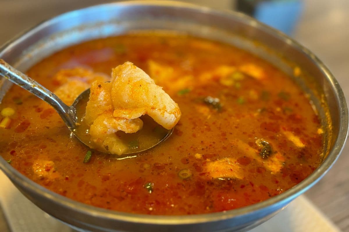 17A. Tom Yum Soup With Basa Fish(ต้มยำปลา)