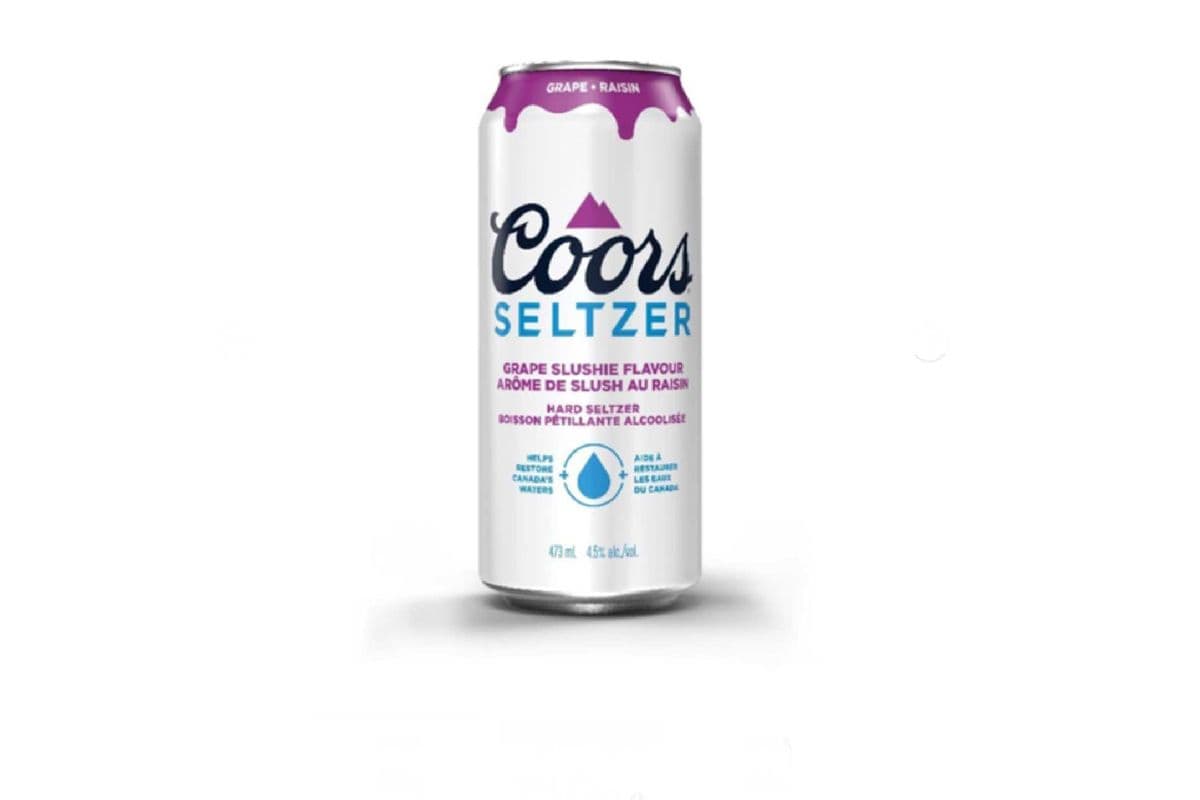 Coors Seltzer Grape Slushie (6 x 355 ml cans)