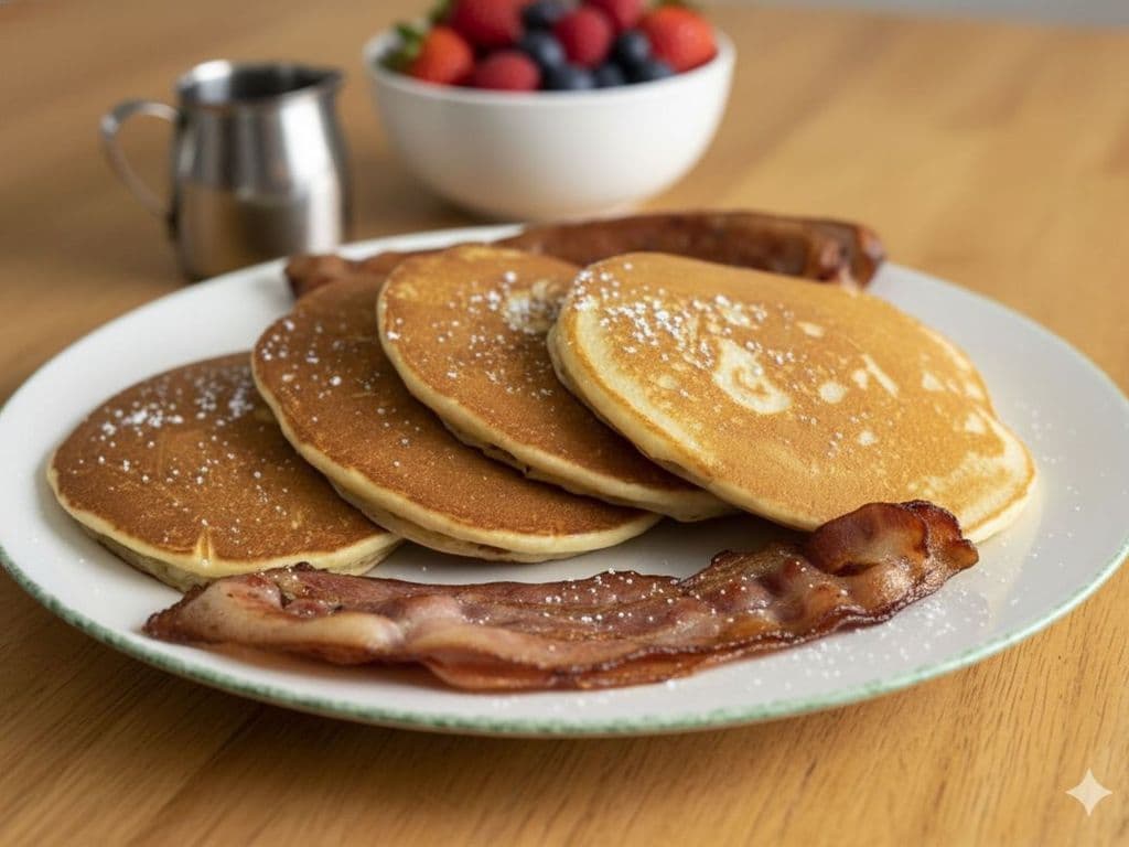 Fresh Fluffy Buttermilk Pancakes
