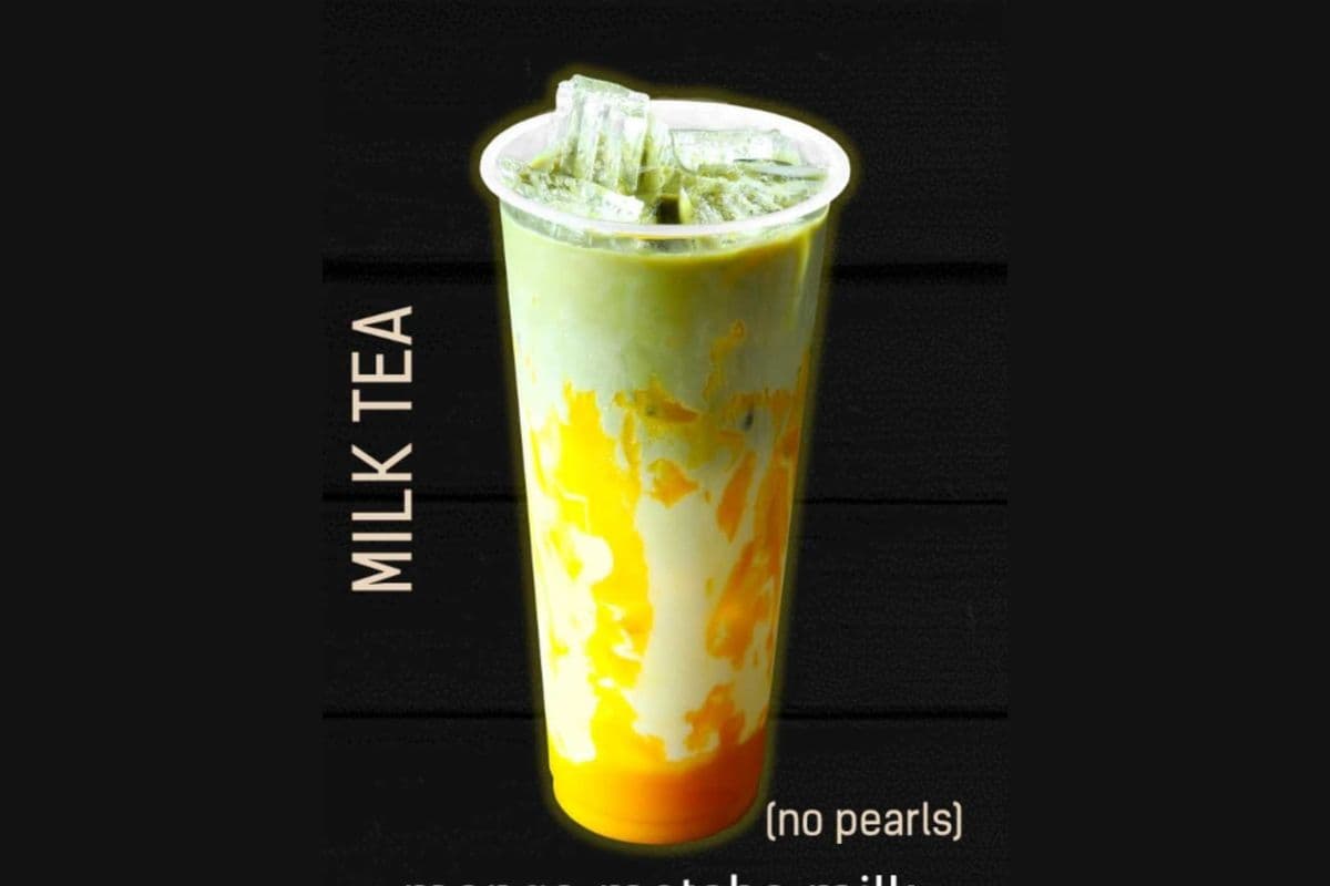 Mango Matcha Milk Tea