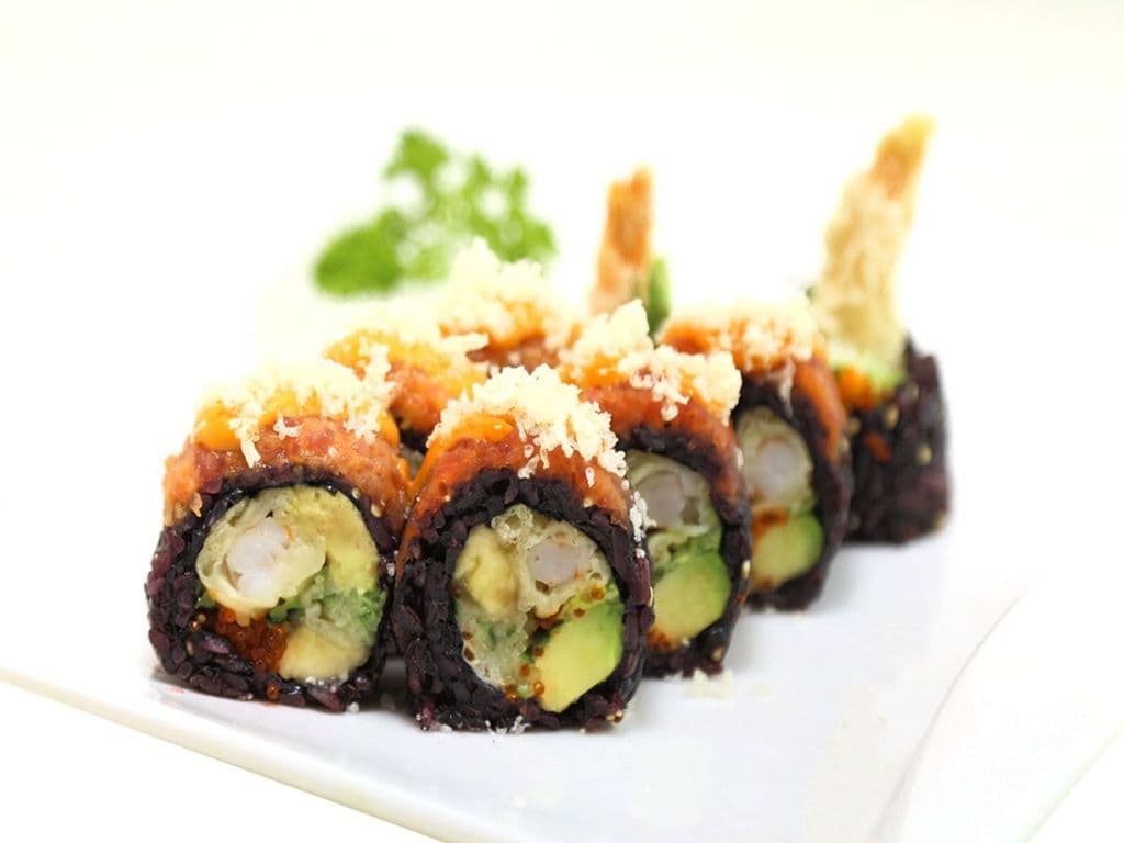 76B brown rice cailfornia roll