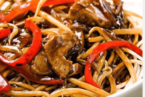 108. BBQ Pork Chop Suey