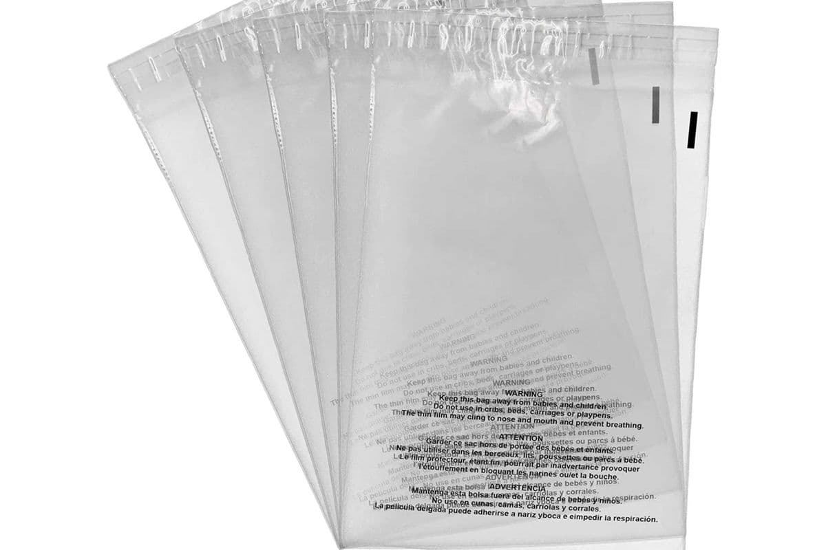 Clear Large Mailers (100 Pack)