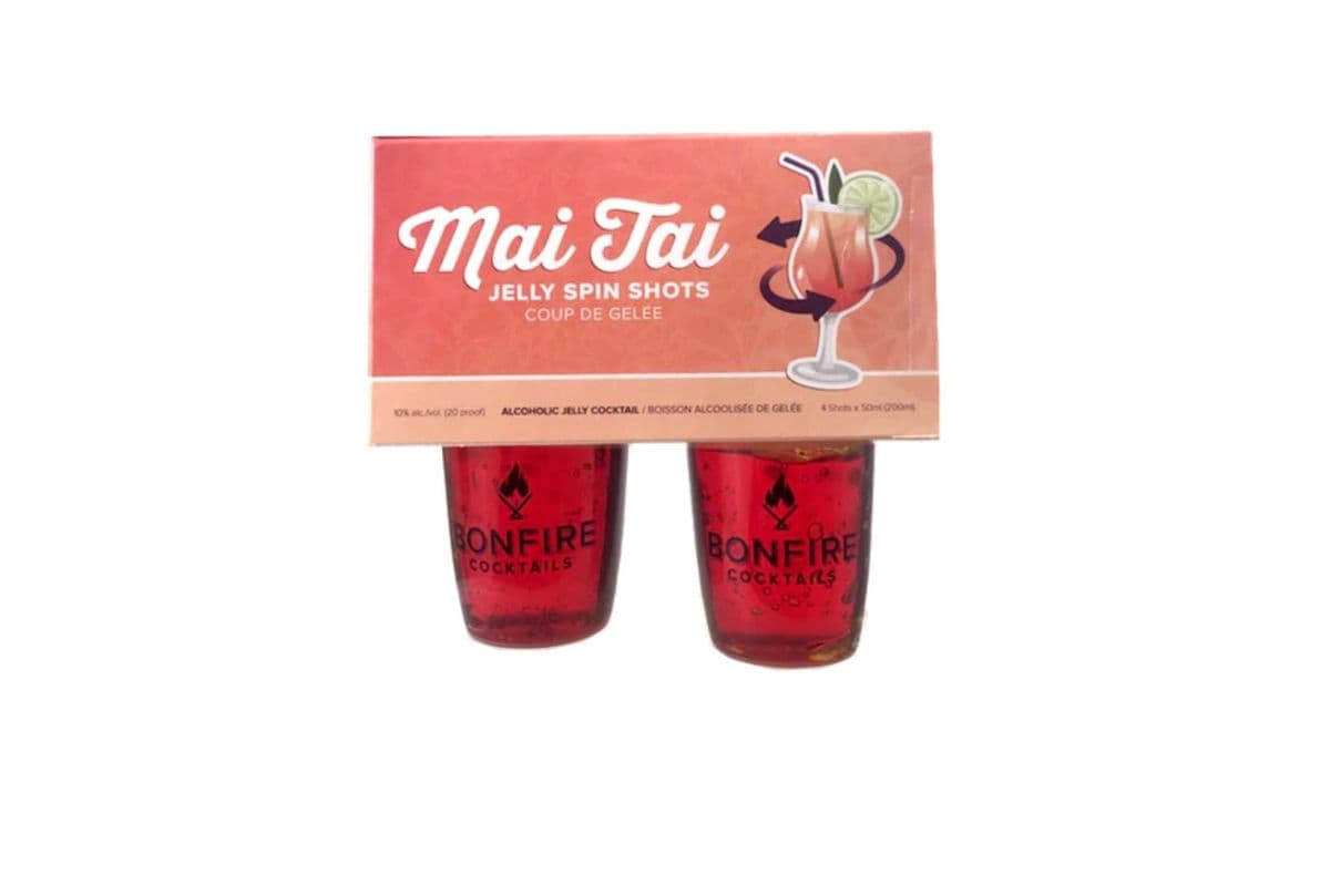 Bonfire Mai Tai Jelly Spin Shots (1 x 4 pack)