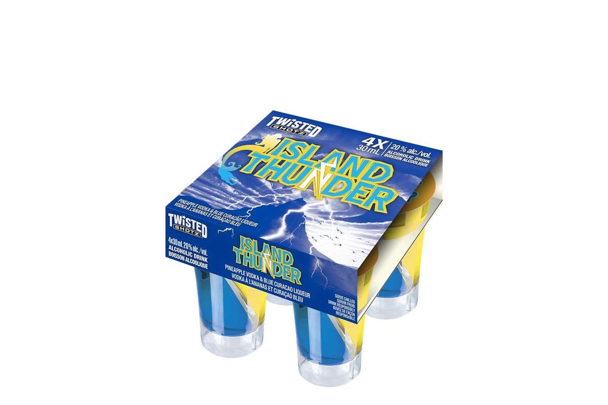 Twisted Shotz Island Thunder 4 Pack (4 x 30ml*4)