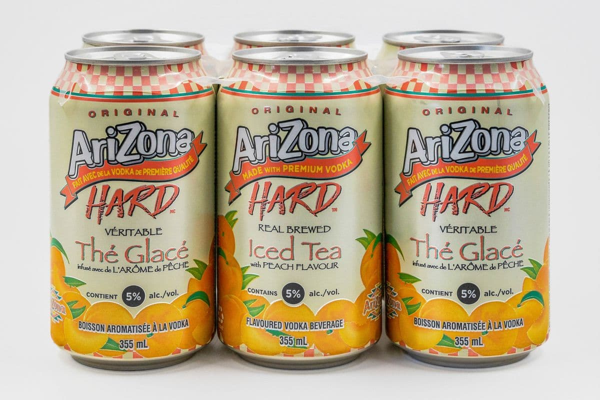 Arizona Hard Peach Iced Tea 6x355ml (6 x 355ml)
