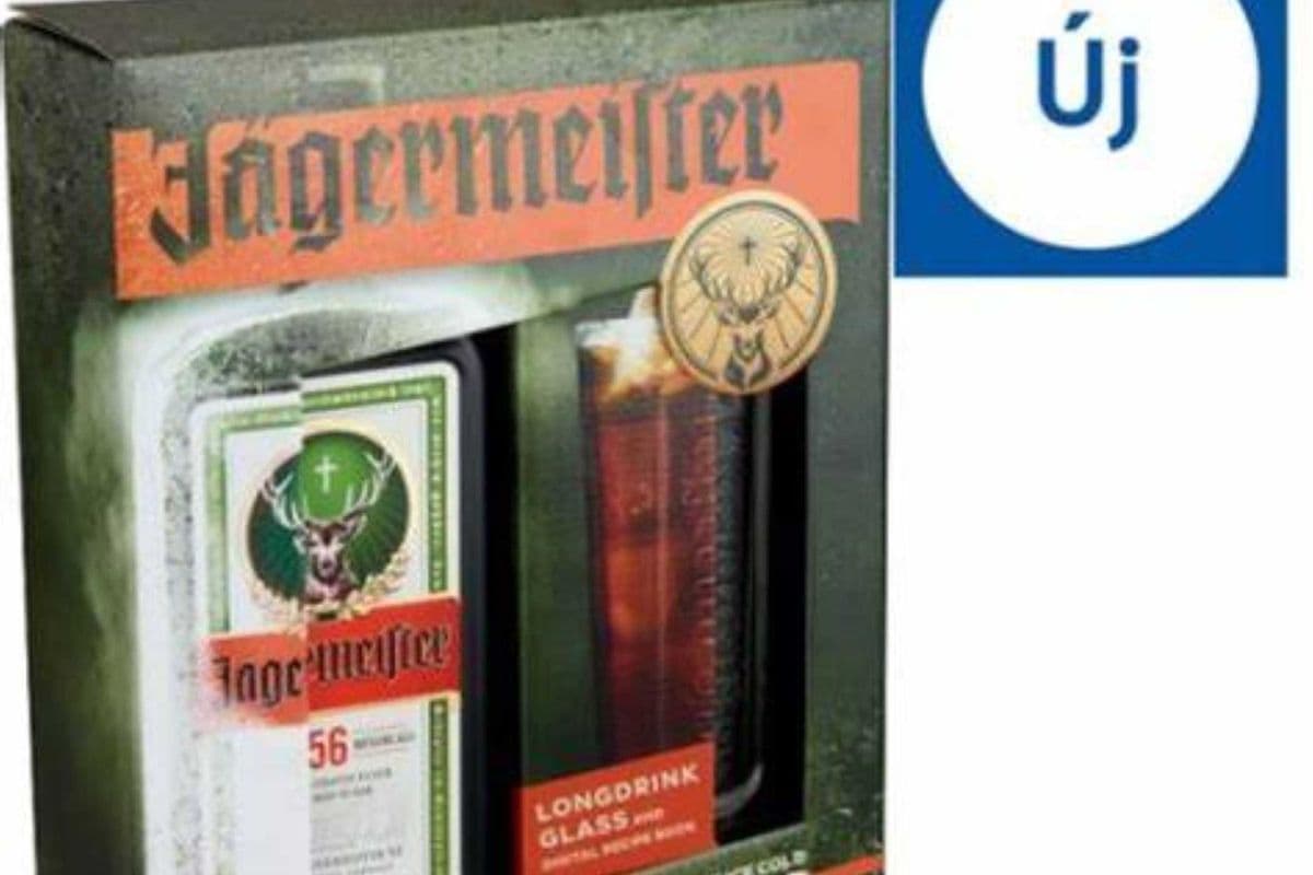 Jagermeister gift set with glass inside (1 x 750 ml)