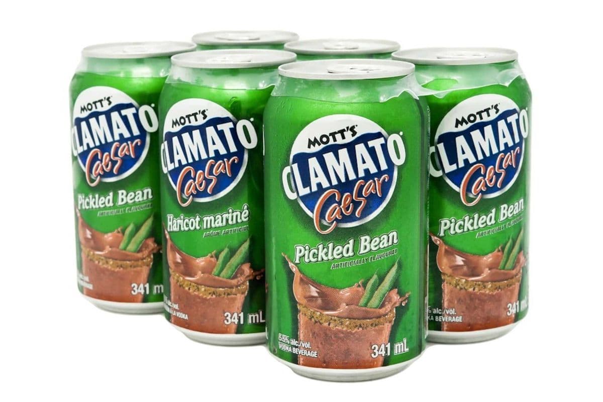 Mott's Clamato Caesar Pickled Bean 6x341ML (1 x 6x341ML)