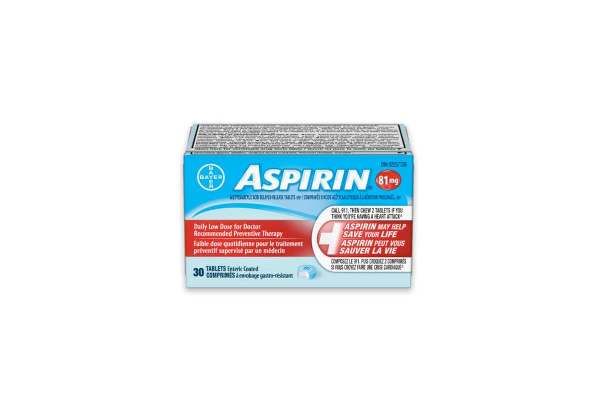 Aspirin Daily Low Dose 30/pk