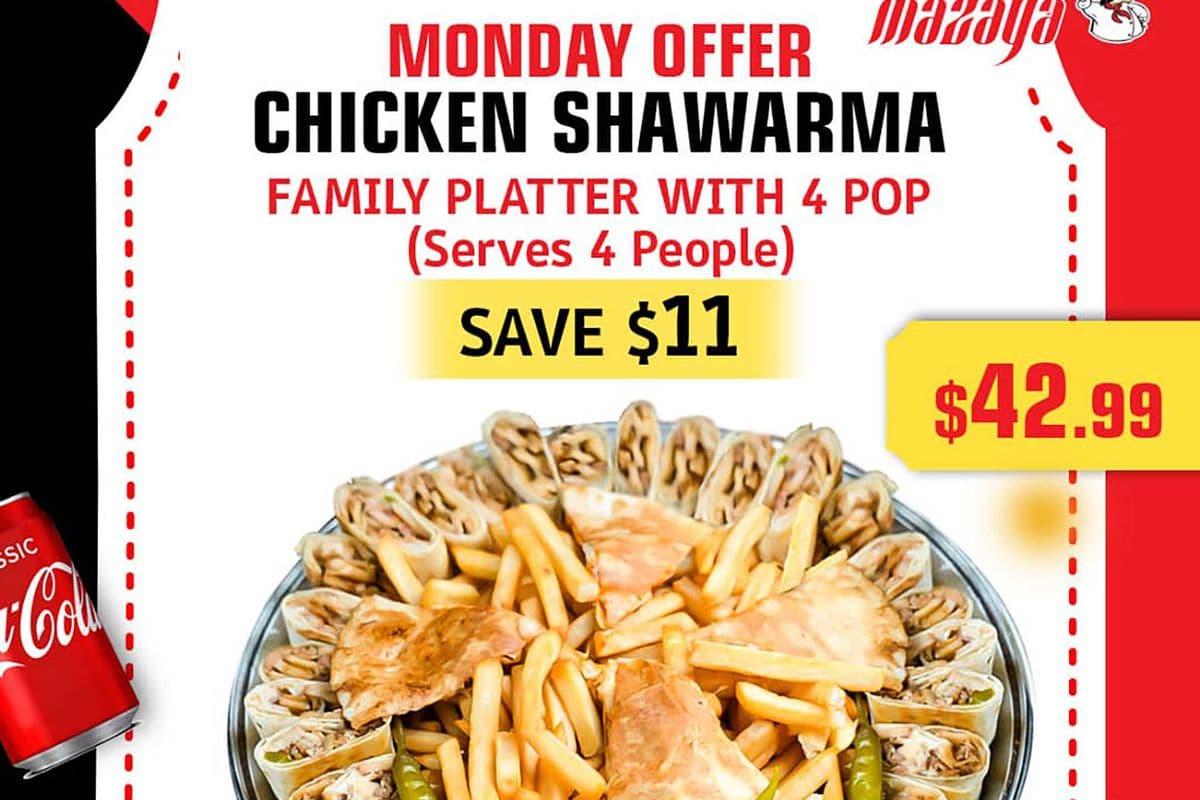 Monday Chicken Shawarma Offer