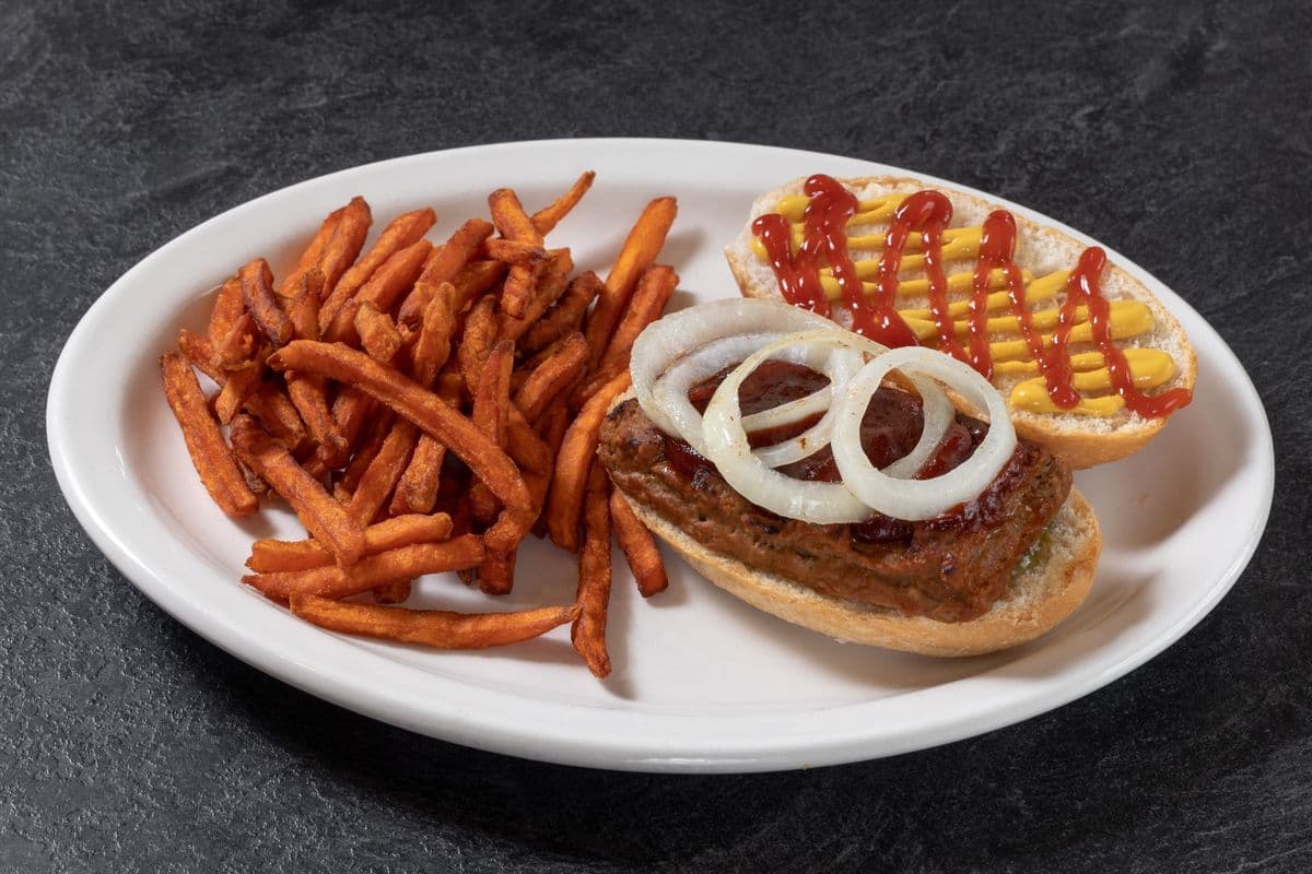 6. BBQ Rib on a Bun (4 oz)