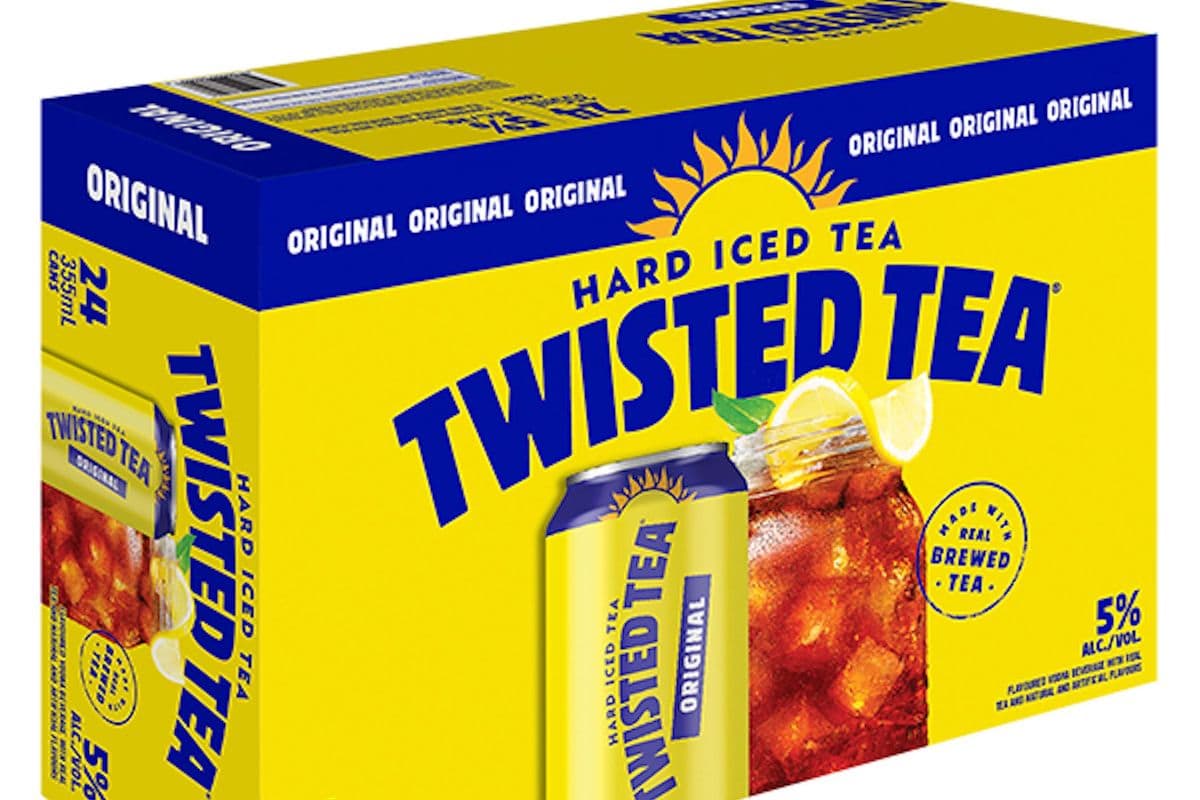 TWISTED TEA ORIGINAL HARD ICED TEA 24PKC (1 x 24 x 355ml can )