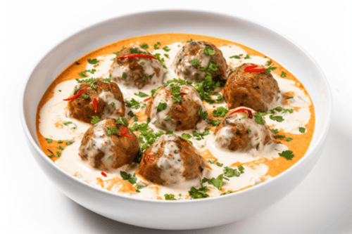 Malai Kofta (Boulettes végé dans une sauce crémeuse / Vegetarian Dumplings in Creamy Sauce