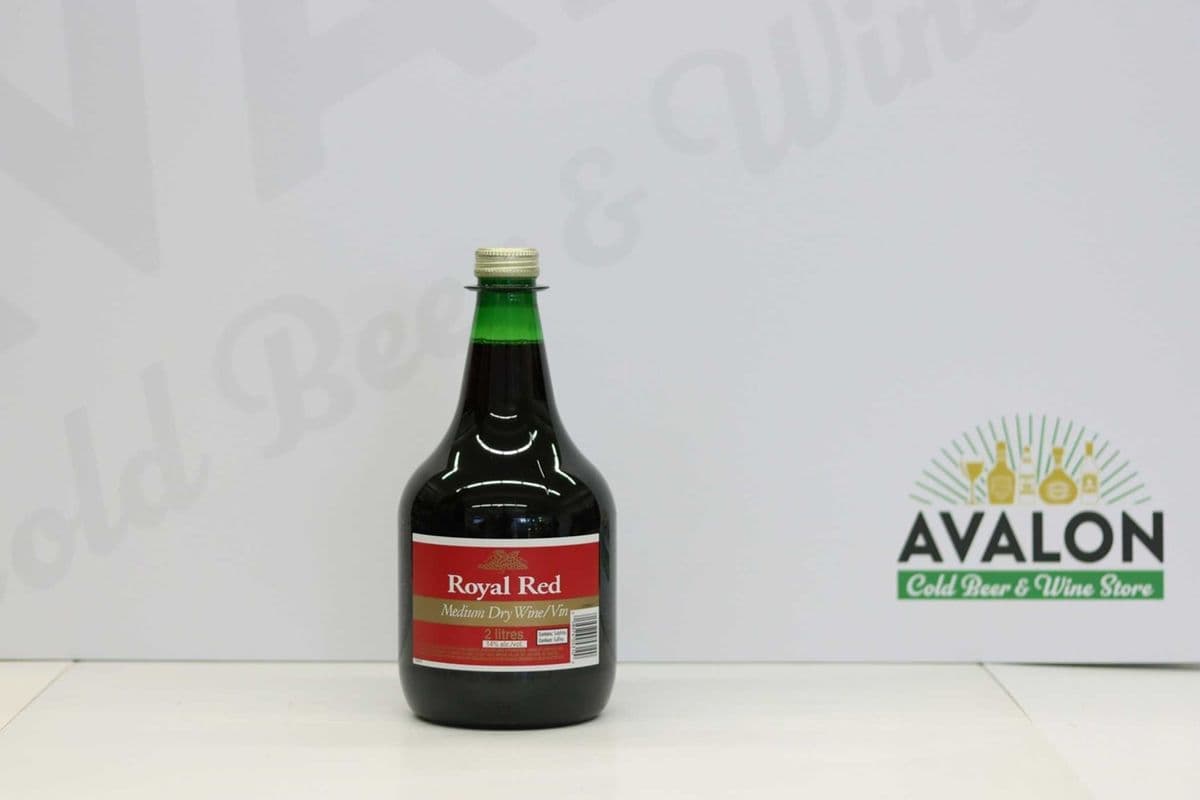 Calona Royal Red Medium Dry Red 2L Bottle (1 x 2L)