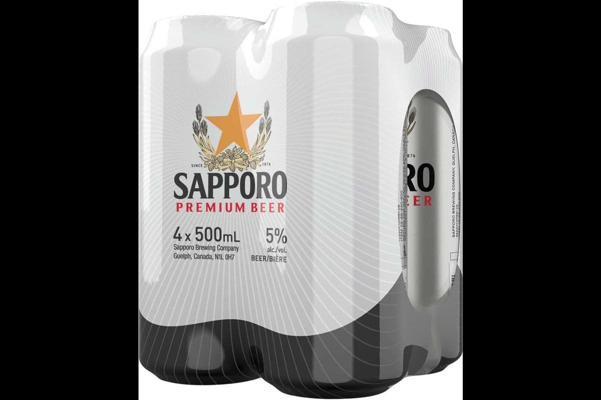 SAPPORO PREMIUM BEER (4 x 500ML) (4 x 500ML)