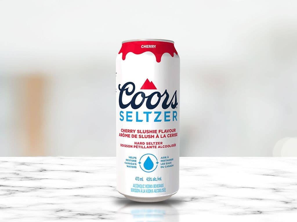 Coors Seltzer Cherry Slushie, 473mL (5.0% ABV)