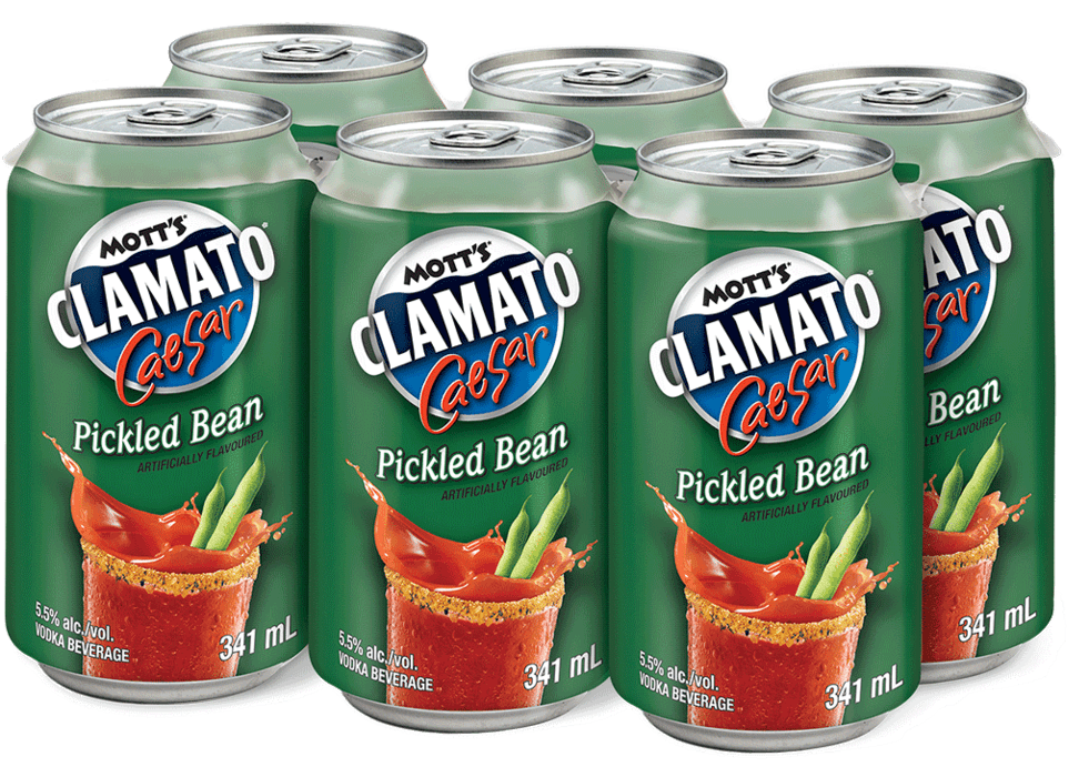 Clamato Pickled Bean 6 can (6 x 355 ml cans)