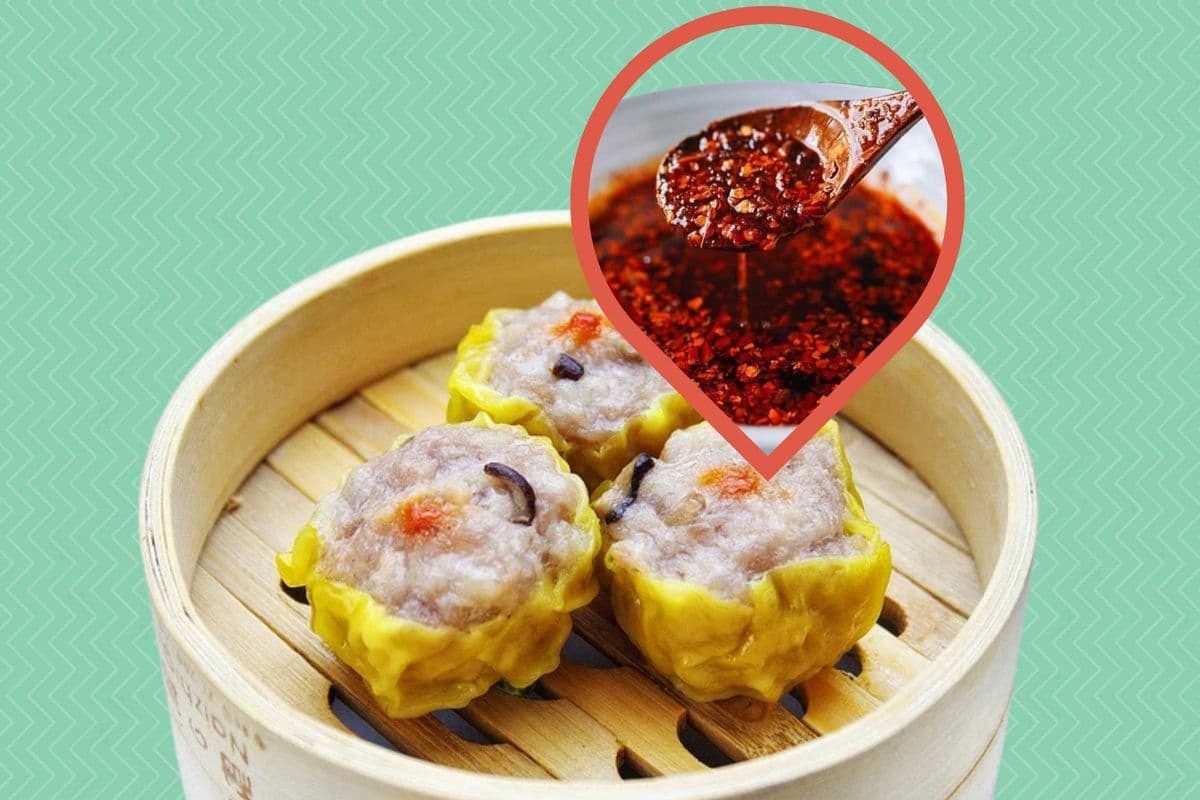 pork & shrimp SIAOMAI w/ special chili garlic sauce (5 pieces dumpling)