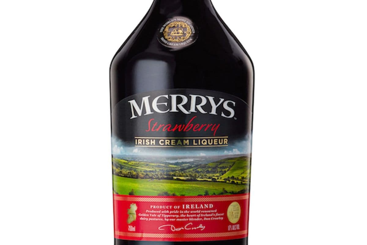 Merry's Strawberry Irish Cream Liquor 750ML (1 x 750 ml)