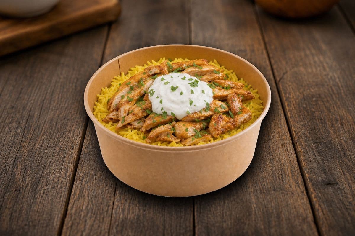 Chicken Shawarma Rice Bowl