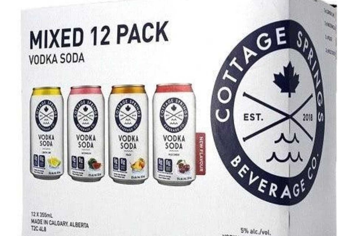 COTTAGE SPRNG VODKA SODA 12MIX (12 x 12*355ML)