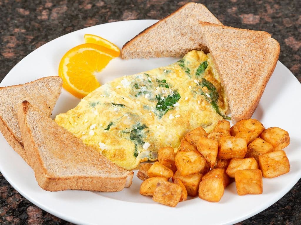 Spinach & Feta Omelette