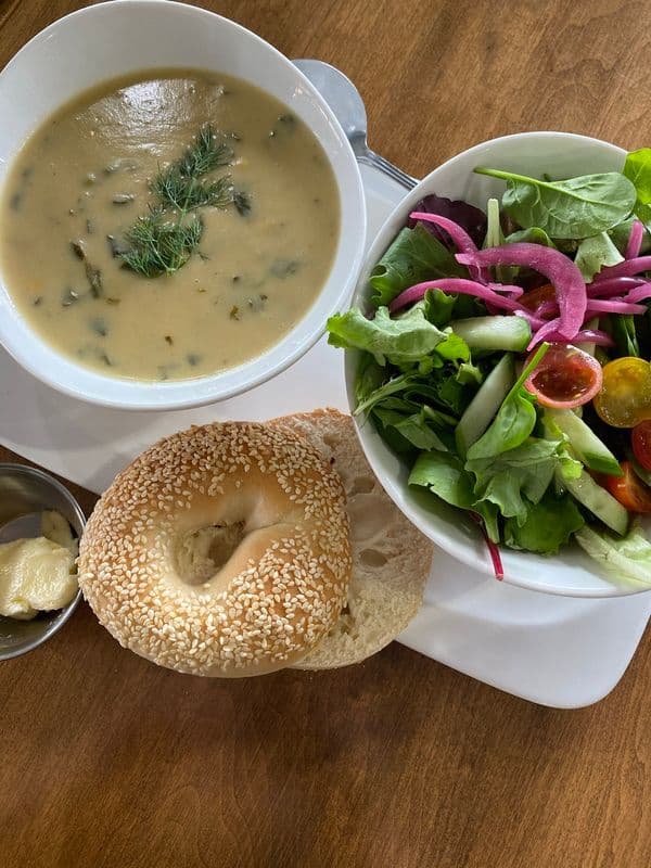 Daily Soup & Salad & Bagel Combo