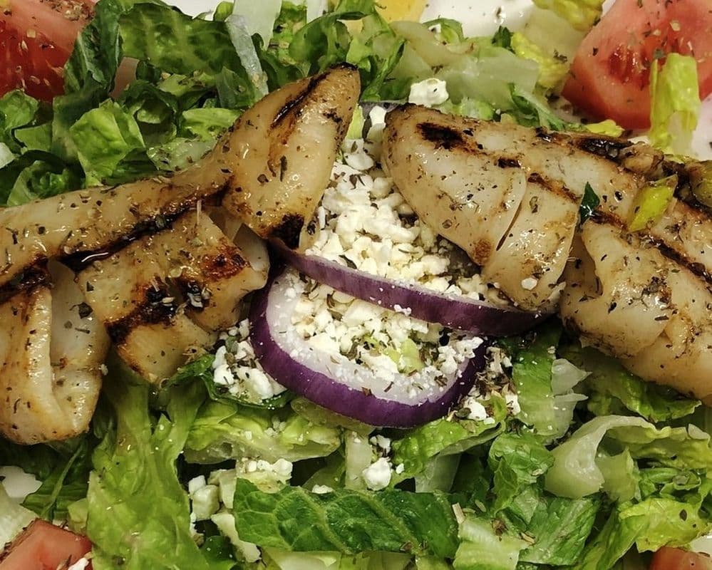 Grilled Calamari Salad