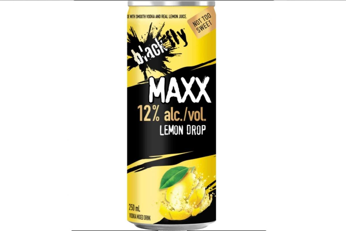Black Fly Maxx Lemon Drop (1 x 250 ml)