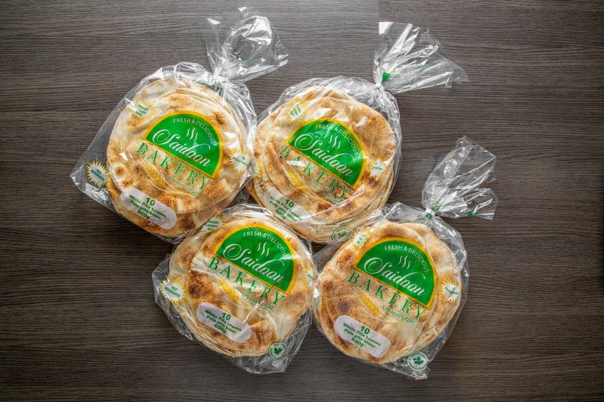 White Pita Pack (4 Bags)