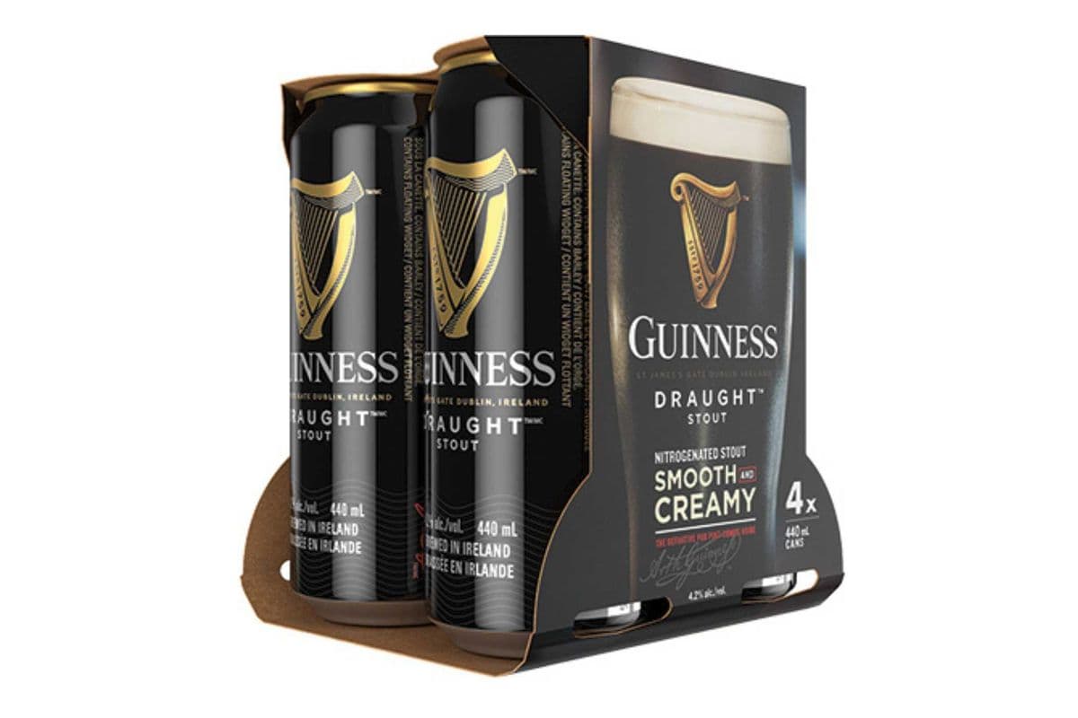 Guinness Draught Stout (4 x 440ml Tall Can)