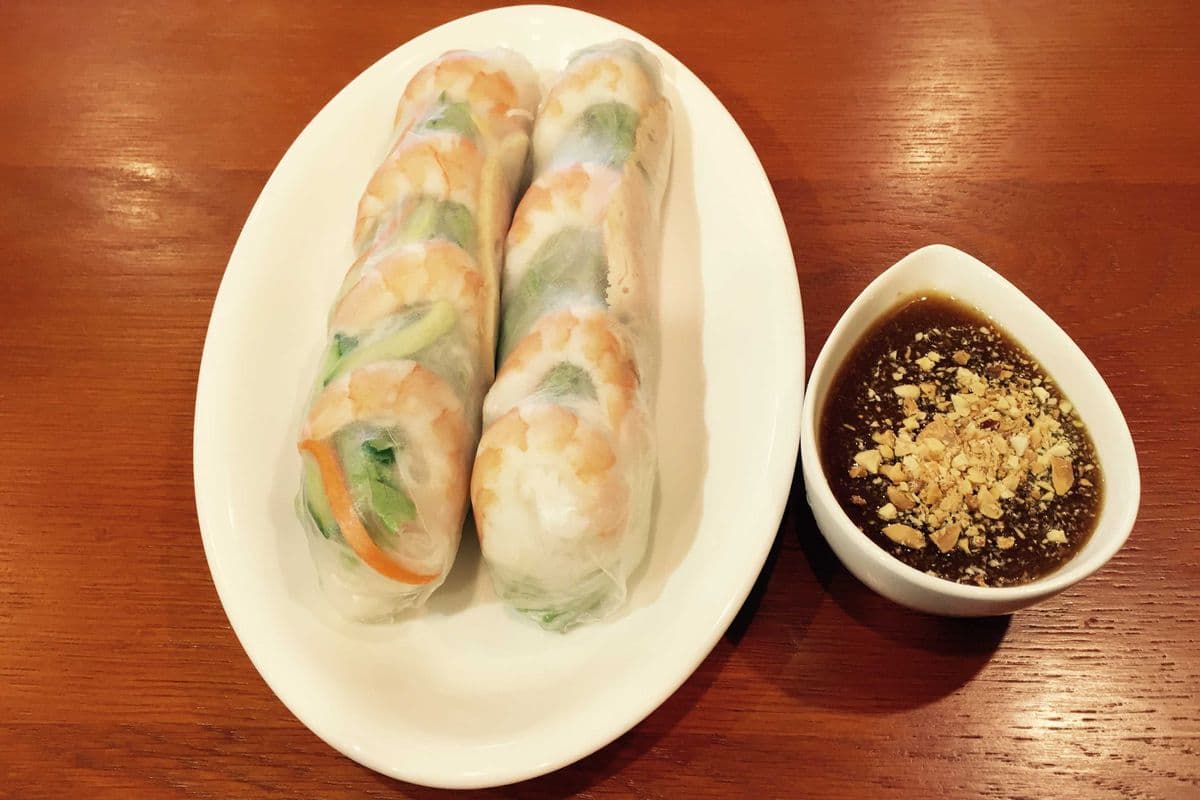 2. Shrimp and Pork Salad Rolls
