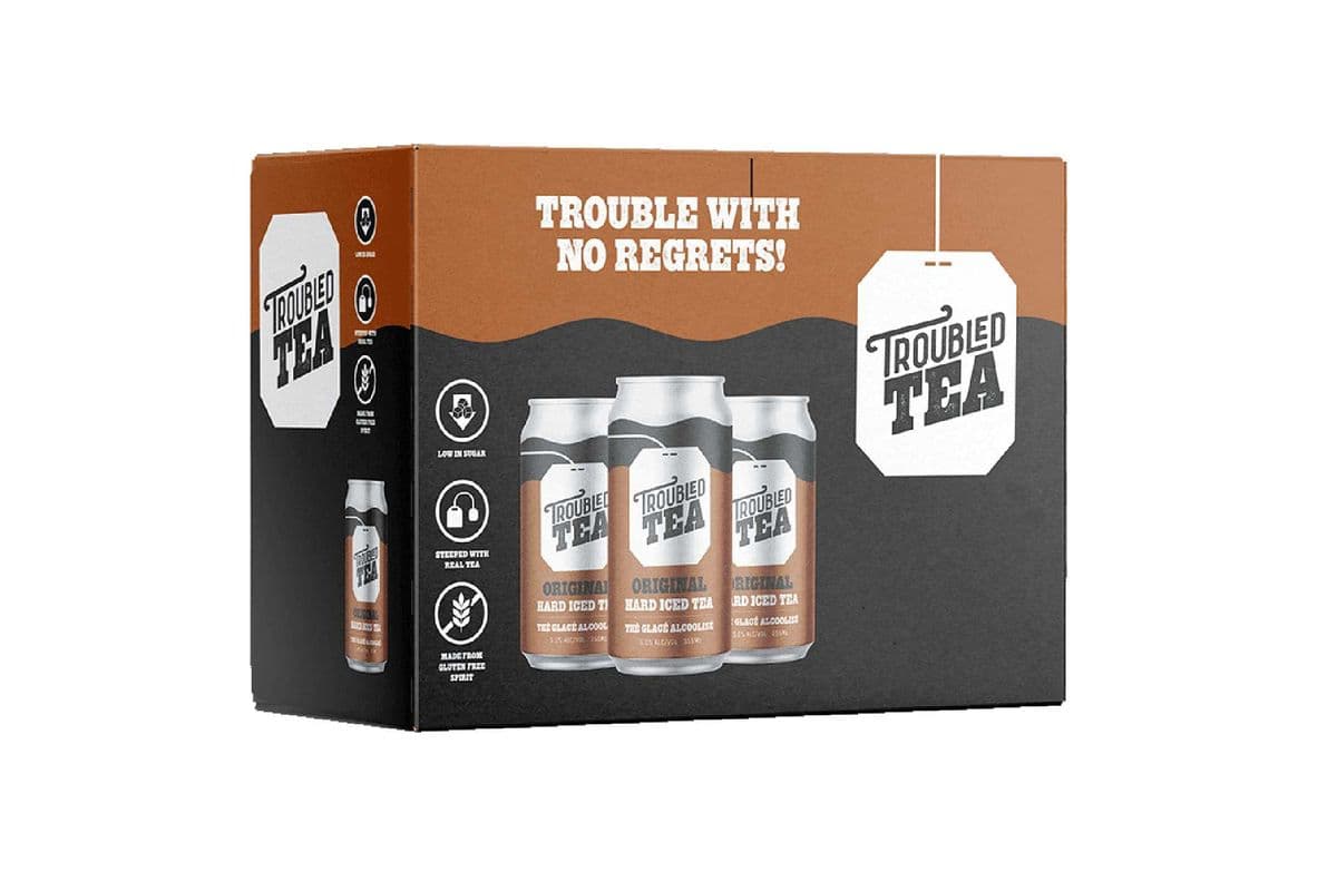 Troubled Tea Hard Iced Tea (12 Pack Cans) (12 x 355ml)