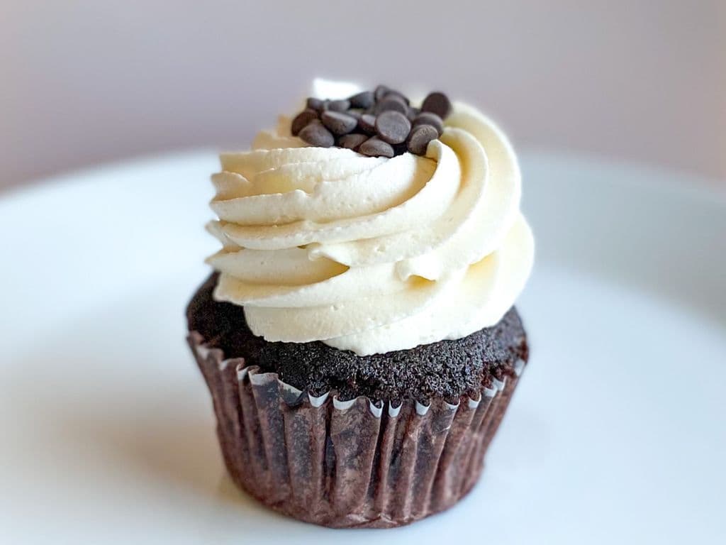 Vegan Chocolate Vanilla Cupcake