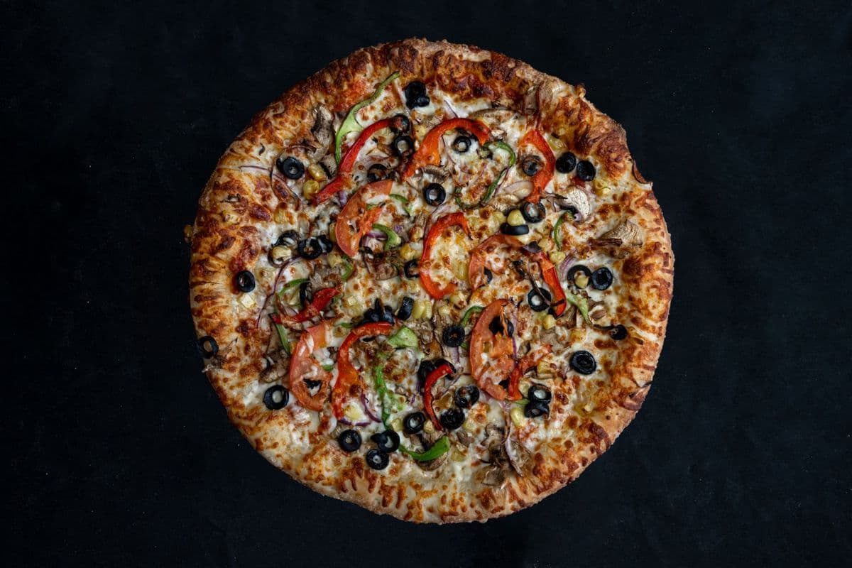 14" Large Veggie Art Pizza