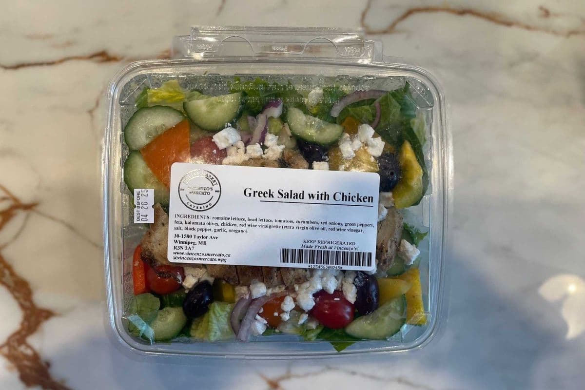 Greek Salad with Chicken