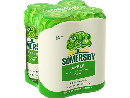 Somersby Apple 4pack, 473ml ciders (4.5% ABV)