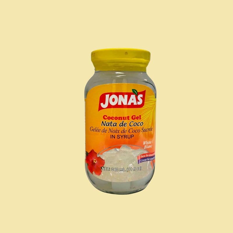 Coconut Gel (Nata de Coco) White 340ml - Jonas