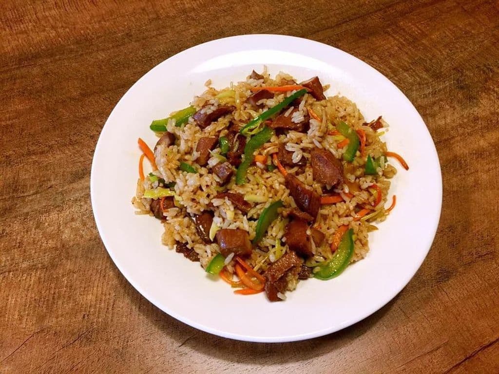 Teriyaki Chciekn Fried Rice 照烧鸡肉炒饭