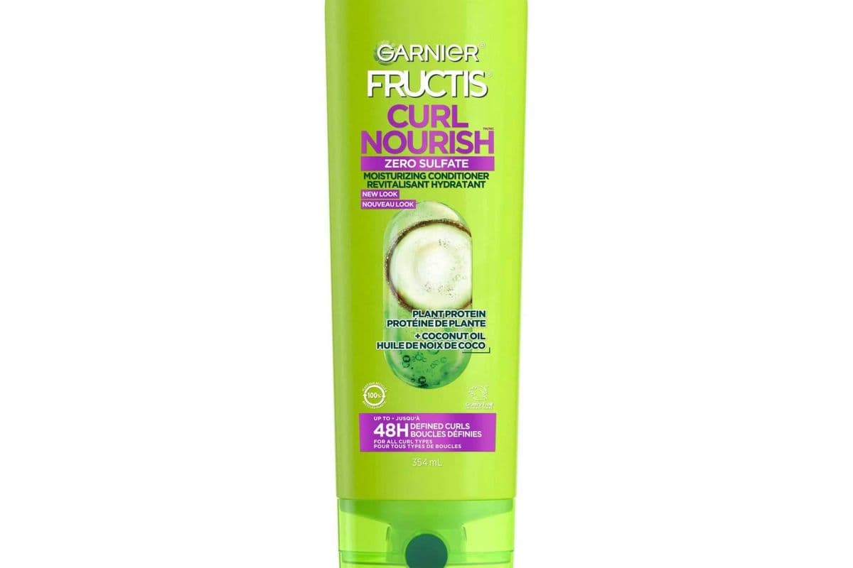 Garnier Fructis Curl Nourish Zero Sulfate Moisturizing Shampoo - Plant Protein