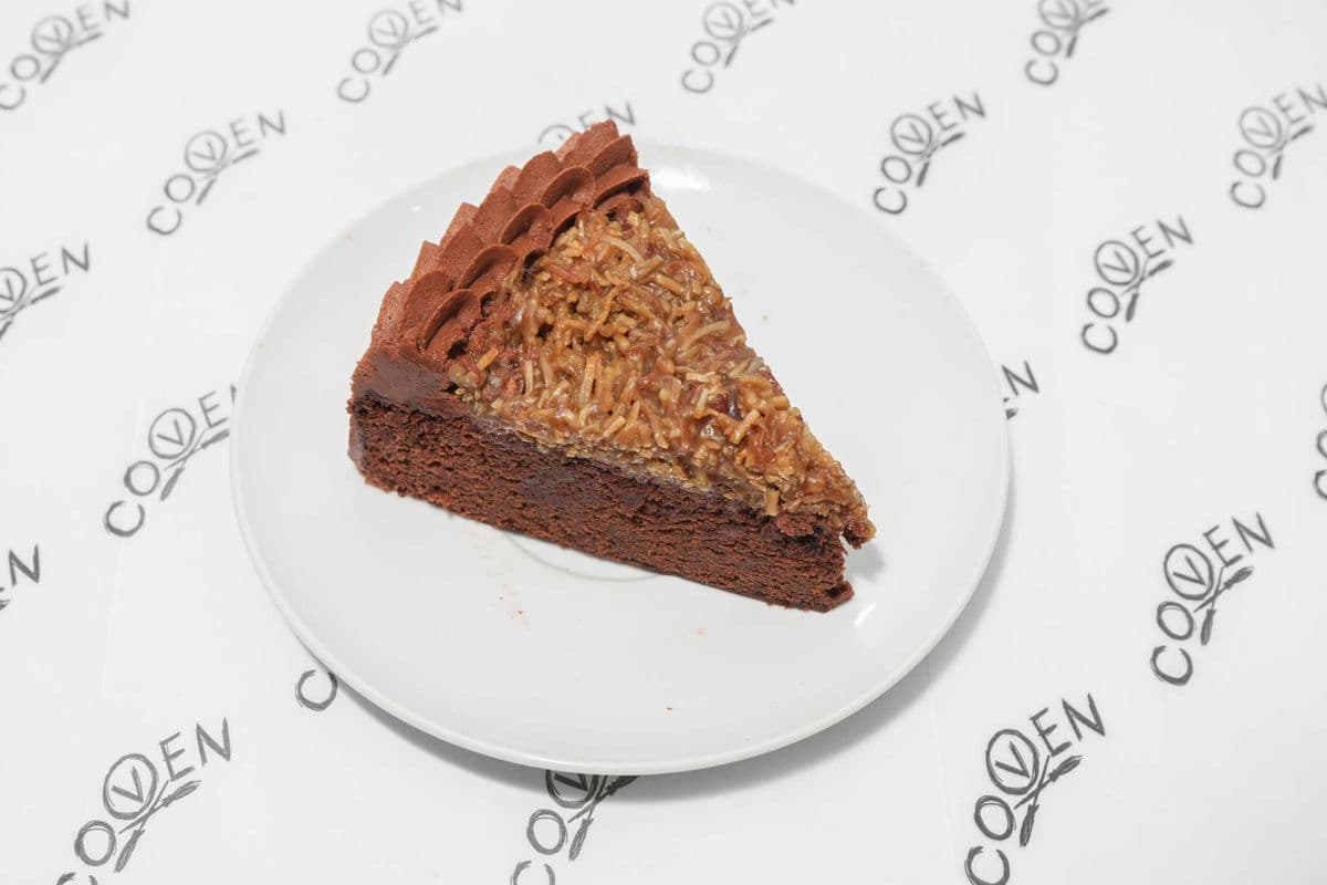 German Chocolate Cake Slice