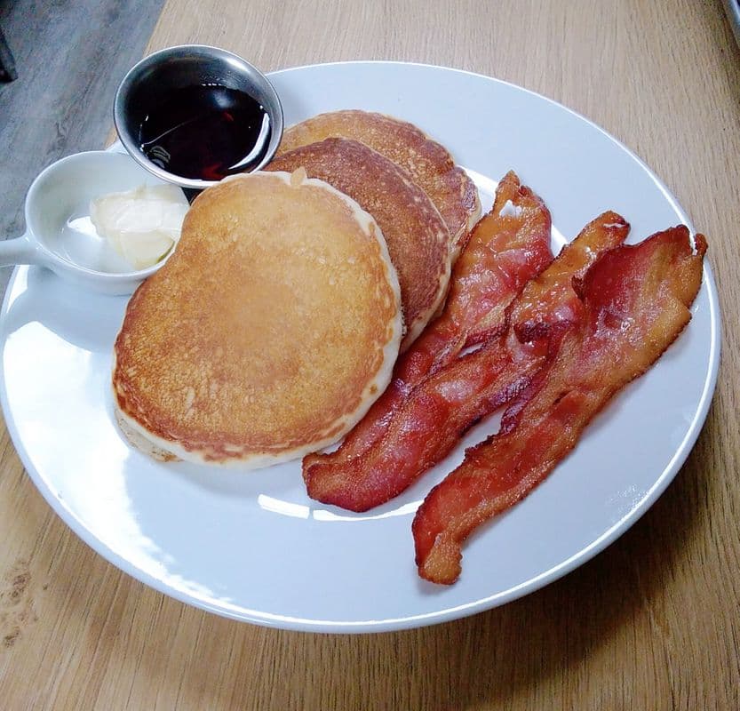 Three Pancakes and Your Choice of Meat
