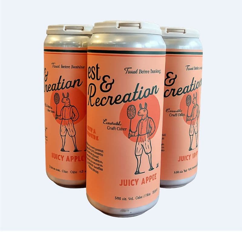 REST & RECREATION JUICY APPLE (4x473ML)